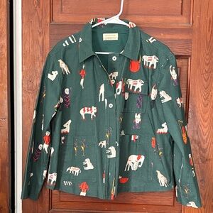 Urban Outfitters - Printed Canvas Chore Jacket Size M